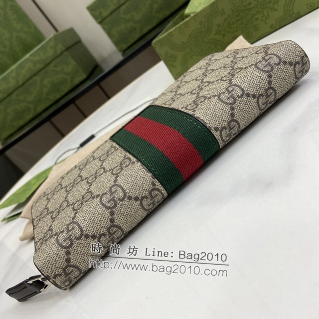 Gucci專櫃古馳最新款飾GG細節拉鏈錢包男士長夾錢包 jh2250型號：408831